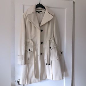 DKNY CREAM PEA COAT SIZE 4 - Resale, never worn, great condition